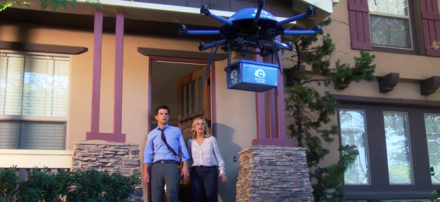 Personalized gifts delivered via drone.