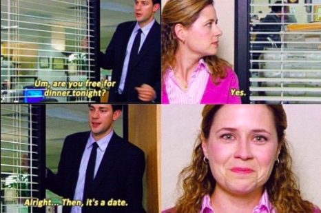 Jim and Pam FINALLY happened in 2007.