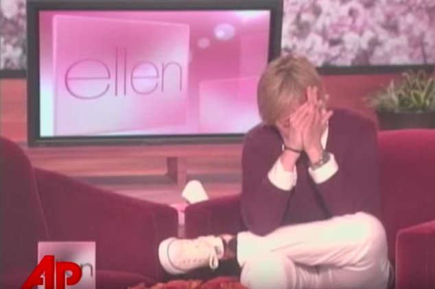 Ellen's emotional "Iggygate" speech went viral in 2007.