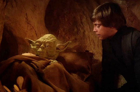 How long had Luke not talked to Yoda?