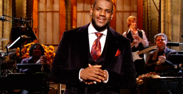 LeBron James hosted the 33rd season premiere of Saturday Night Live in 2007.