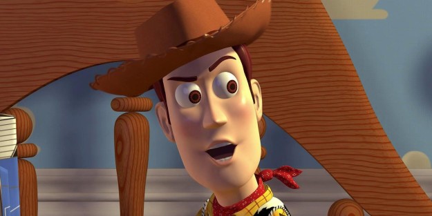 So, to sum up: When you're watching the actual Toy Story movies, that's still Tom Hanks. But when you hear Woody's voice in toys, video games, commercials, etc. — that's usually Hanks' little bro Jim.
