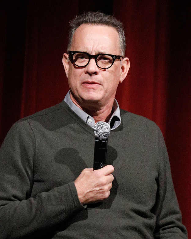 "Look, I didn't think things were going to be this way last November," Hanks said. "I would not have been able to imagine that we would be living in a country where neo-Nazis are doing torchlight parades in Charlottesville and jokes about Pocahontas are being made in front of the Navajo code talkers."