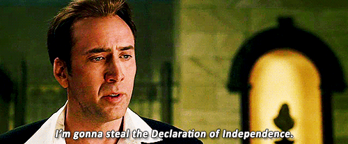 Actor, madman, thief of the Declaration of Independence.