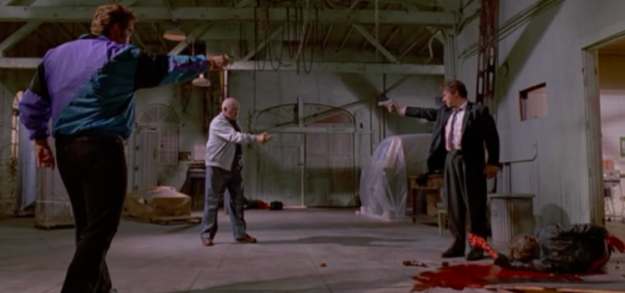 No one shoots Nice Guy Eddie in Reservoir Dogs.