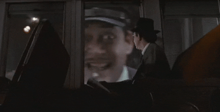 The passenger in Gomez Addams' train set is The Addams Family director, Barry Sonnenfeld.