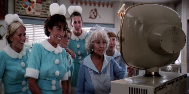 John Travolta's sister, Ellen Travolta, plays a diner waitress in the film. She had one line: "Oh, there’s Danny and Sandy,” which was said while watching the dance contest on TV.