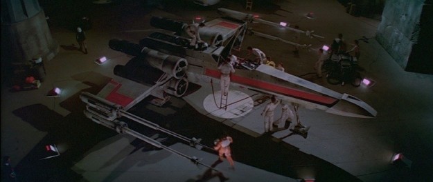 The door to Luke's hut on Ahch-To was made from a piece of the wing to his T-65 X-wing.
