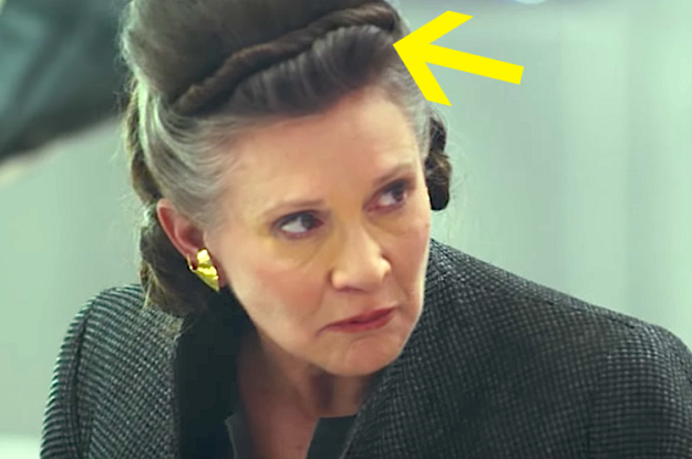 Leia's hairstyle is called an "Alderaanian mourning braid."