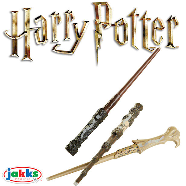 WELL. Jakks Pacific is coming out with motion-sensing toy wands that allow you to "cast spells" either on your own to practice, or against your friends!