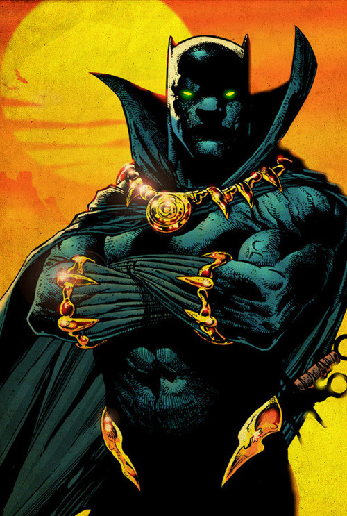 As is Killmonger's gold accented costume...