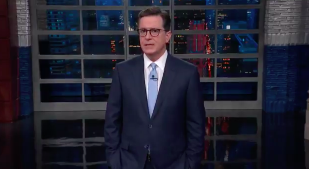 Colbert said that while he was "sickened" and "heartbroken" by the deaths of 17 people at Marjory Stoneman Douglas high school, those feelings were soon replaced by the fear of a "complete lack of action from our leaders."