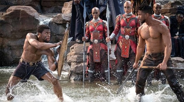 T’Challa’s fight with M’Baku took place at dawn (symbolizing a new beginning), while his fight with Killmonger happened at sunset (symbolizing his downfall).