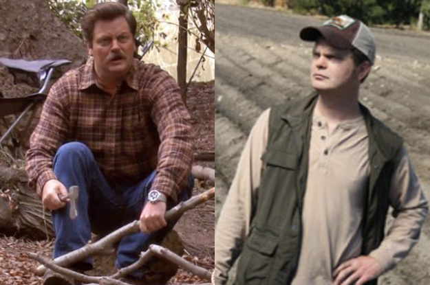 Ron Swanson would feel right at home on Schrute Farms, and would help Dwight and Mose take the farm completely off-the-grid so the government can't trace them.