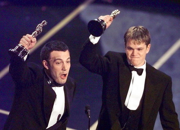 And went crazy when they won Best Original Screenplay for Good Will Hunting.