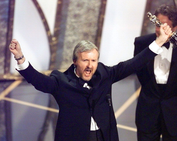 And James Cameron was understandably excited about Titanic's success.