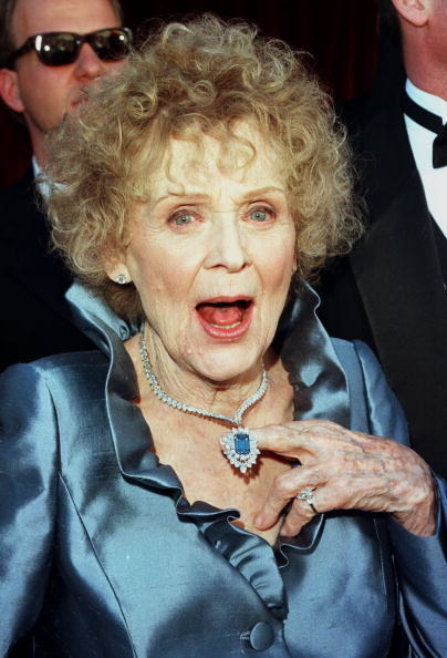 Gloria Stuart also celebrated her first nom and embraced the fact that she would forever be known as "the old lady from Titanic".