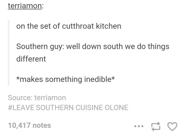 But you also know that people fuck up on Cutthroat Kitchen constantly.