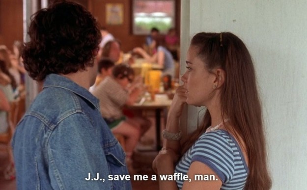 This one is a movie, not a TV show, but Wet Hot American Summer may secretly be the origin story for JJ's Diner.