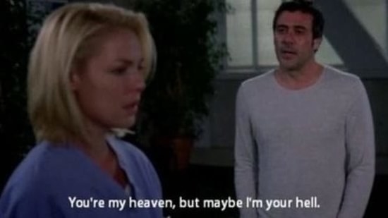 When Izzie had full-blown ghost sex with Denny.
