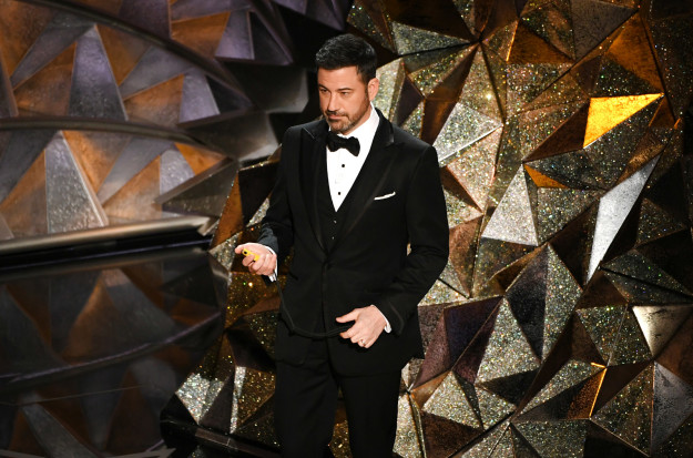Jimmy Kimmel's monologue included the show's most overt discussion of the fight to stop sexual misconduct in the industry.