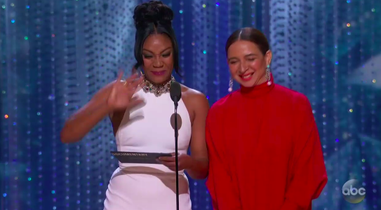 Haddish even used her platform to shout out Meryl Streep. "Hi, Meryl. I want you to be my momma one day," she said.