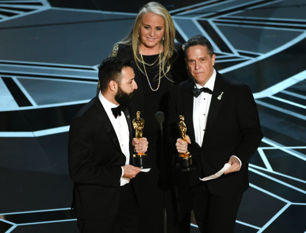 "We're so happy," Anderson said after thanking the Academy for the prestigious honor. "Coco is proof that art can change and connect the world. And this can only be done when we have a place for everyone and anyone who feels like an other to be heard."