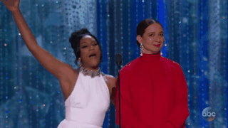 "Look where we are now!" Haddish proclaimed.