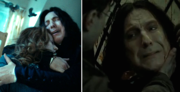 In the Harry Potter series, when Harry learned that Snape was actually protecting him from Voldemort the whole time.