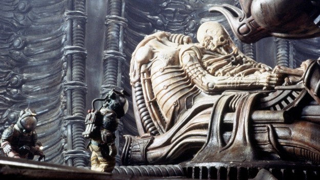 Ridley Scott's children appeared in the movie so as to make the set look bigger, Alien