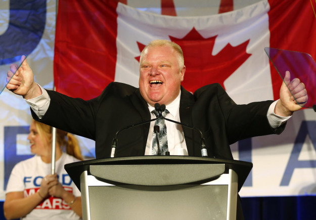 This is Rob Ford, the late mayor of Toronto who became internationally infamous when he was filmed smoking crack.