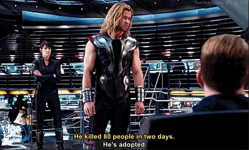 But this is Marvel, so Thor lightened the mood with some one-liners leading up to Loki's death. He managed to tell Thanos he "talks too much" mid-torture, and when Loki revealed he actually stole the Tesseract (A-FUCKING-GAIN) before Asgard was destroyed, Thor groaned, "You really are the worst brother." Funny stuff.
