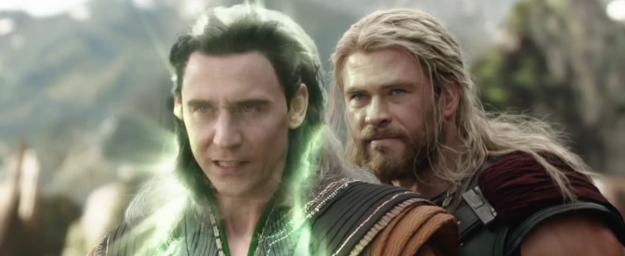 When Thor shows up back on Asgard in Thor: Ragnarok, he obviously immediately clocks that Loki is pretending to be Odin and calls him out for it.