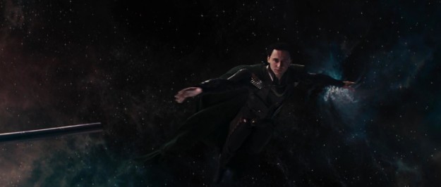 And sends Loki hurdling through space.