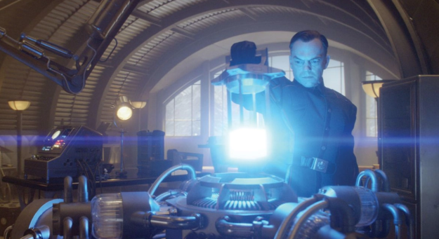 The Tesseract with the Space Stone, if you'll recall from Captain America: The First Avenger, has been in S.H.I.E.L.D.'s custody ever since they took it from HYDRA way back in World War II.