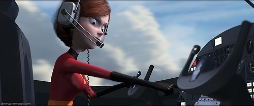 Finally, Helen Parr is using real pilot lingo.