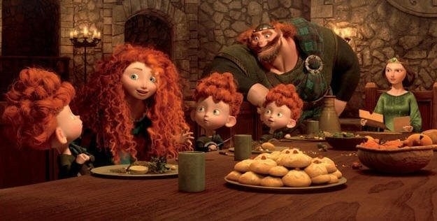 These little biscuits in Brave are a traditional Scottish dessert.