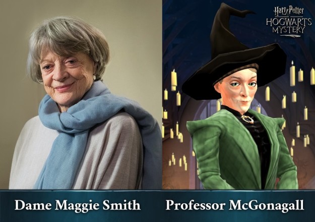 Fans will soon get to hear once again from Dame Maggie Smith (Professor McGonagall)...