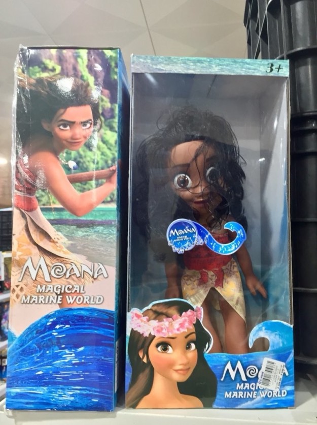Anyways, because a large part of my time on the internet is spent looking at Disney things — I came across this Moana doll and I'M LOSING MY DAMN MIND: