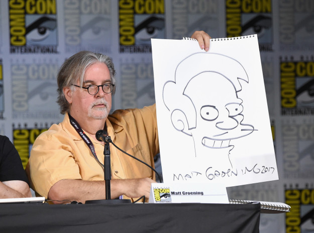 Groening says he doesn't think much of Kondabolu's criticism. "I’m proud of what we do on the show," he said. "And I think it’s a time in our culture where people love to pretend they’re offended."
