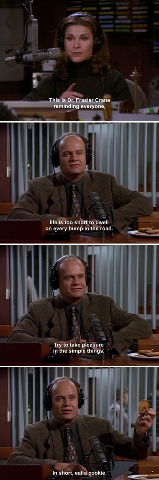 When Frasier gave his listeners some simple — but useful — advice.
