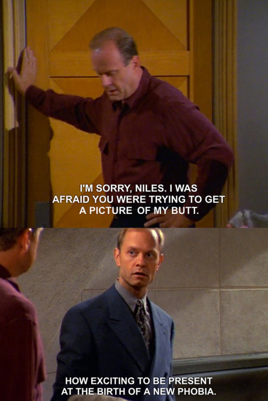 When Frasier had an irrational fear.