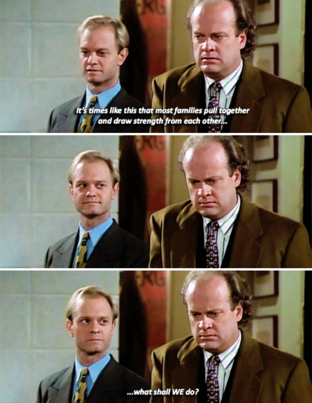 When Niles and Frasier were in a bit of a pickle.